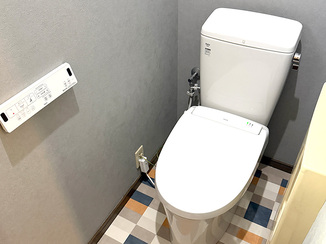 トイレリフォーム 機能性を高めたトイレと使いやすいキッチン設備
